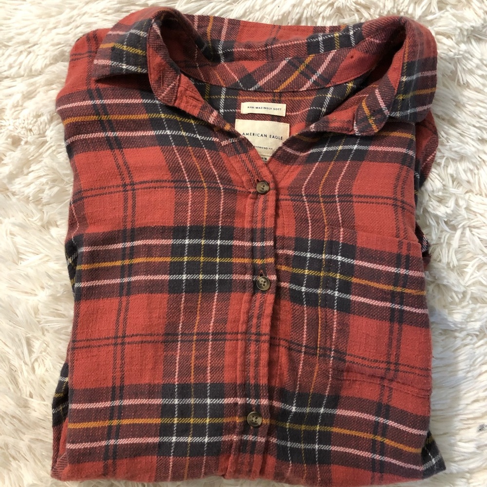 American eagle outfitters boyfriend flannel